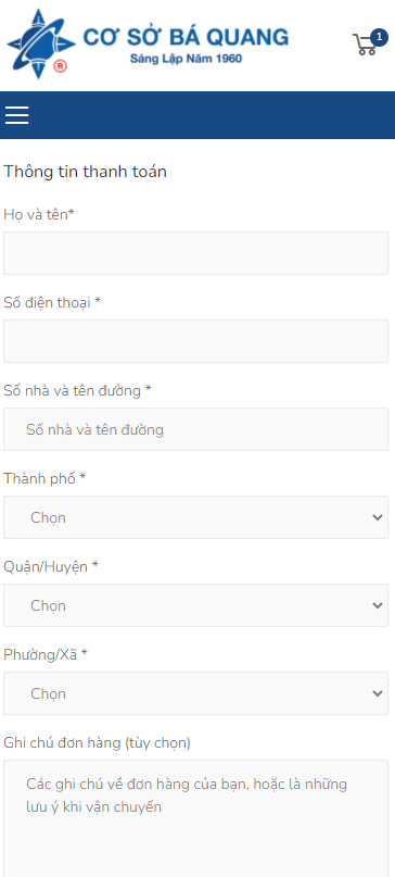 Kiểm tra và Thanh toán